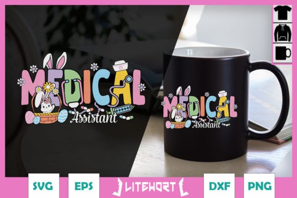 Easter Medical Assistant Graphics for Crafts