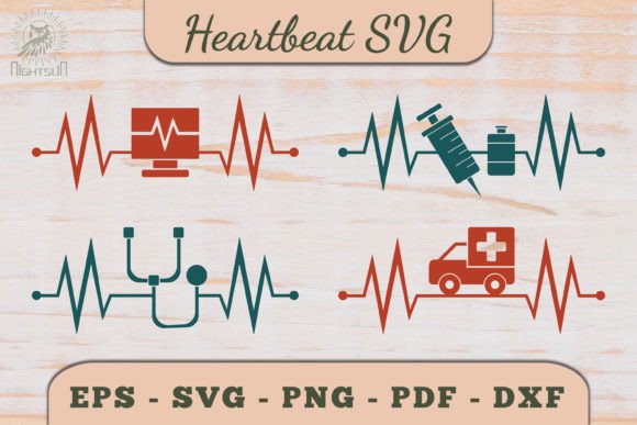 Medical Heartbeat SVG 1: Graphics for Crafts