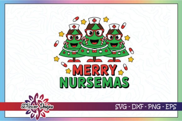 Merry Nursemas Graphics for Crafts