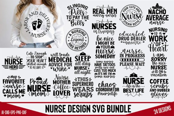 Nurse Design SVG Bundle: Elevating Crafts & Graphics