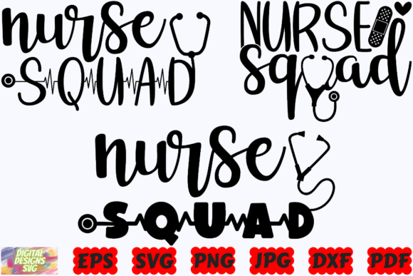 Nurse Squad SVG: Elevate Crafts & Graphics