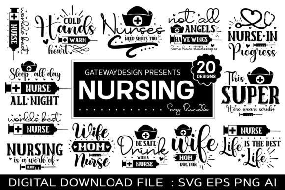 Nurse Svg Bundle: Crafts & Graphics Review