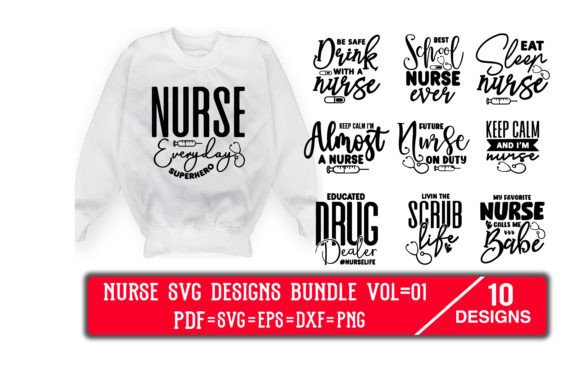 Nurse SVG Bundle: Graphics for Crafts