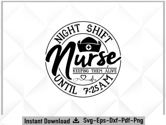 Nurse SVG Gift Vector for Crafts & Graphics