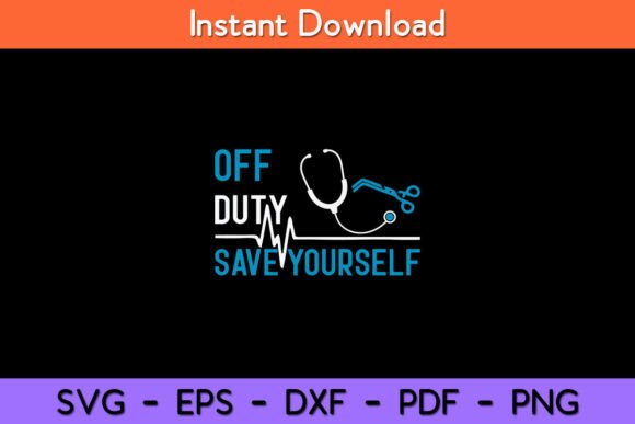 Off Duty EMS Graphics for Crafts