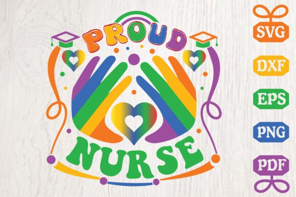 Proud Nurse SVG: Graphics for Crafts