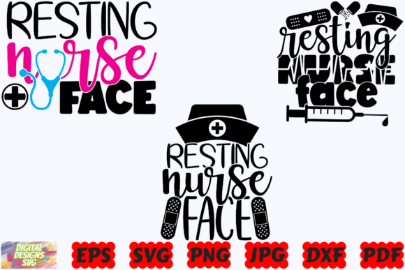Reviewing the Resting Nurse Face SVG for Embroidery