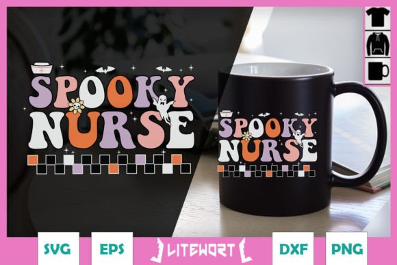 Spooky Nurse Halloween SVG for Crafts & Graphics
