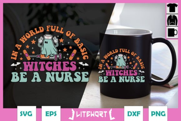 Stitching Witches Be a Nurse Halloween SVG